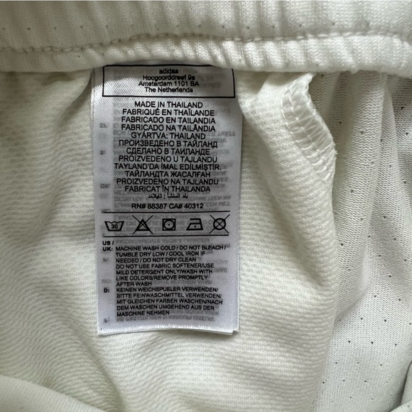 NWT Adidas Women’s Select Basketball Shorts Off White/Cream Size XL - Picture 8 of 9